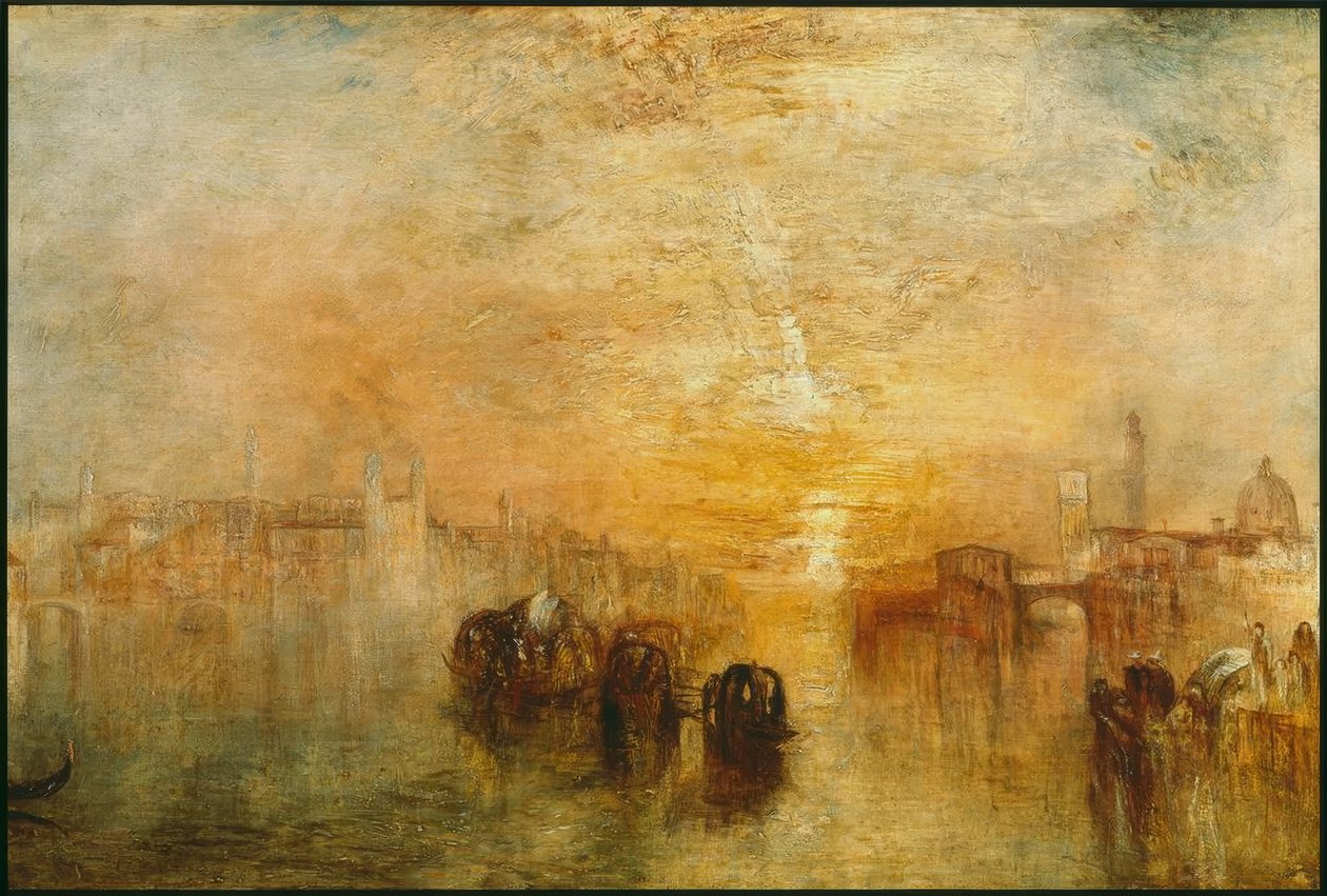 Venezia: Going to the Ball (San Martino) av Joseph Mallord William Turner