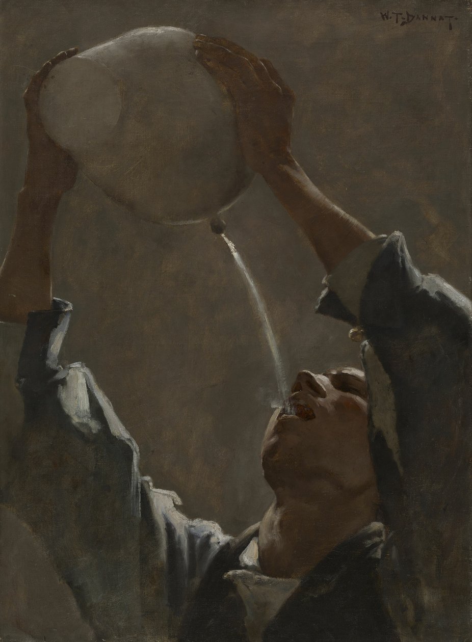 Studie for "An Aragonese Smuggler" av William Turner Dannat