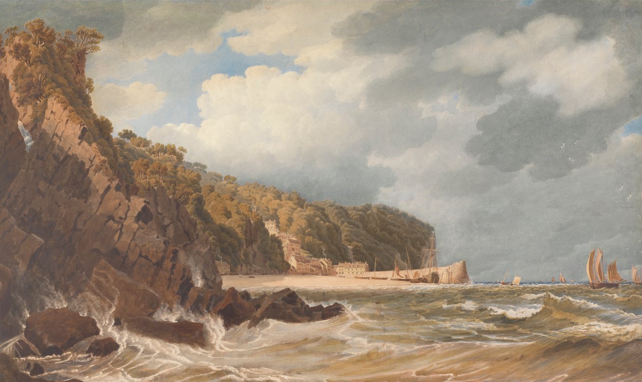 Clovelly, North Devon av William Turner of Oxford
