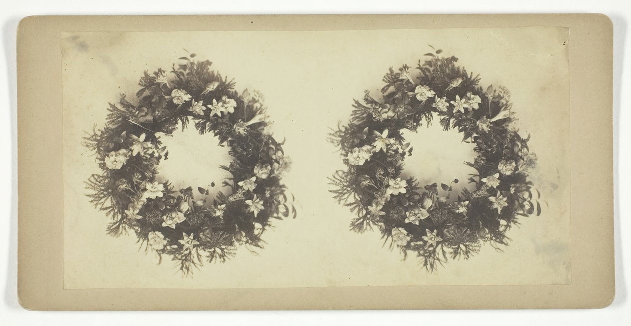 Uten tittel [krans], midten av 1800-tallet. av William W. Culver