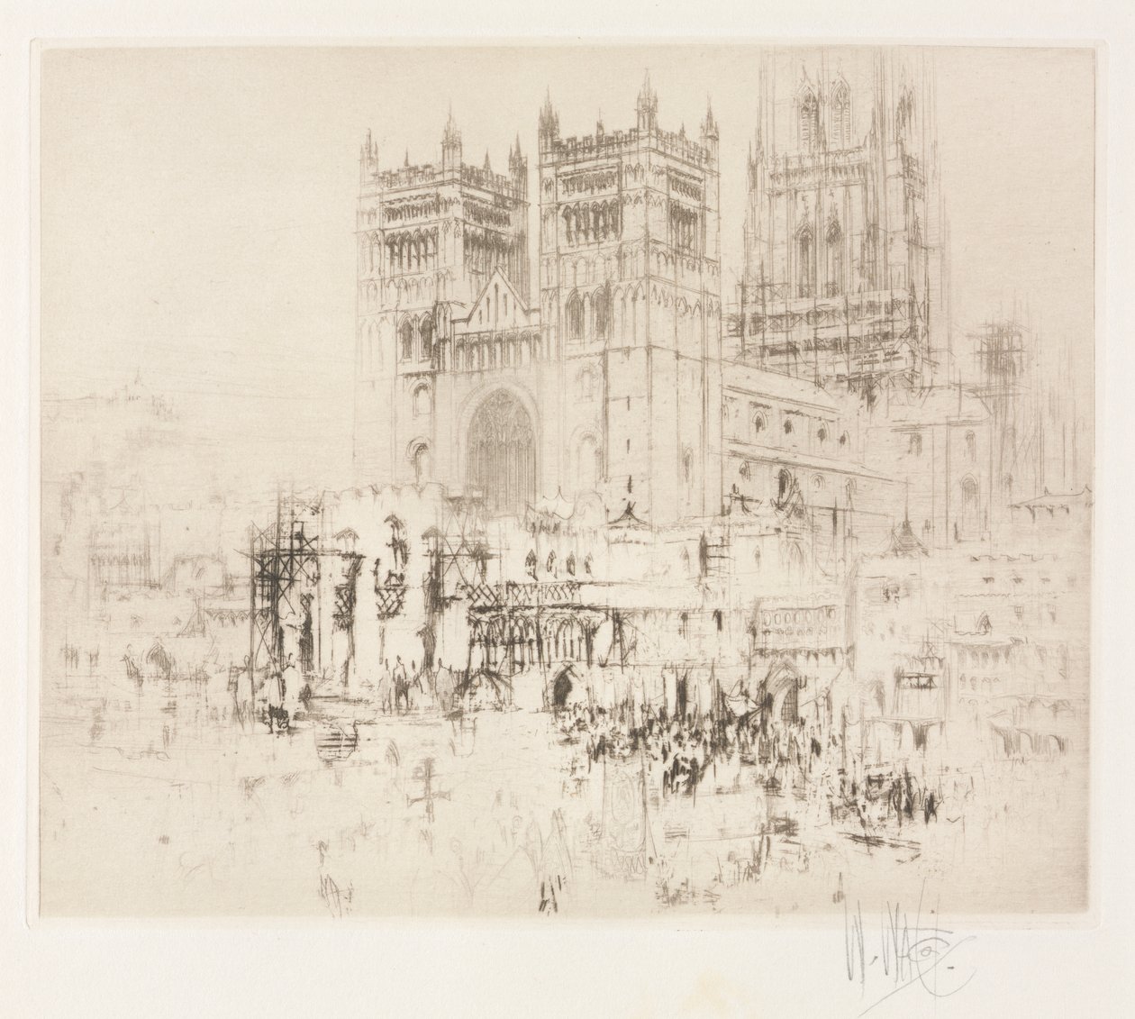 Durham katedral av William Walcot