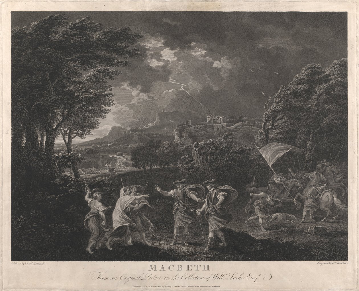Macbeth og heksene av William Woollett