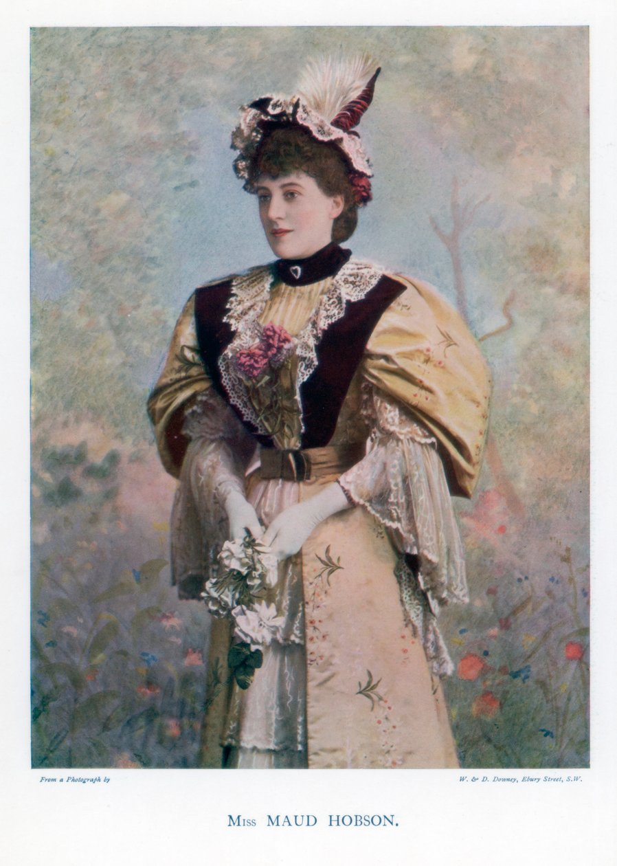 Maud Hobson, skuespillerinne, 1901. av William and Daniel Downey