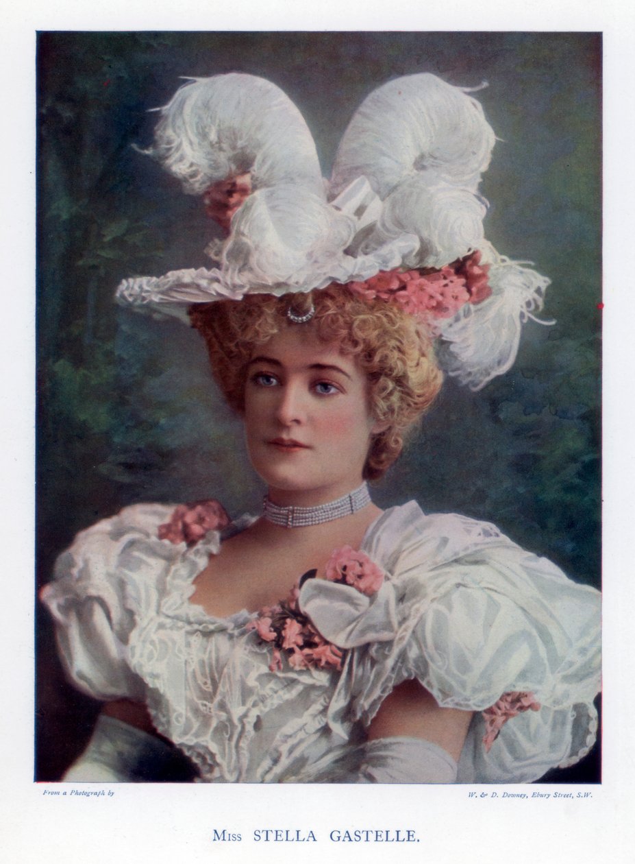 Stella Gastelle, skuespillerinne, 1901. av William and Daniel Downey