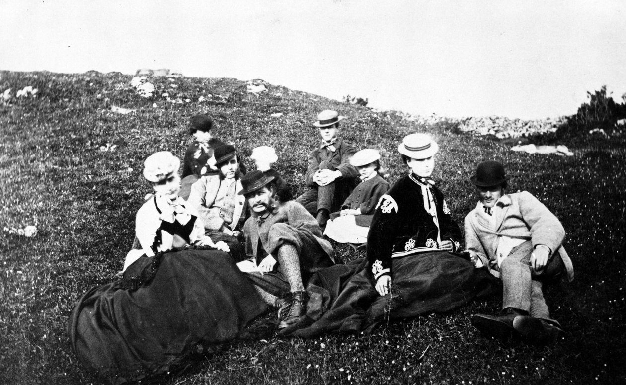 En viktoriansk vandrefest, ca. 1860-80 av Willoughby Wallace Hooper