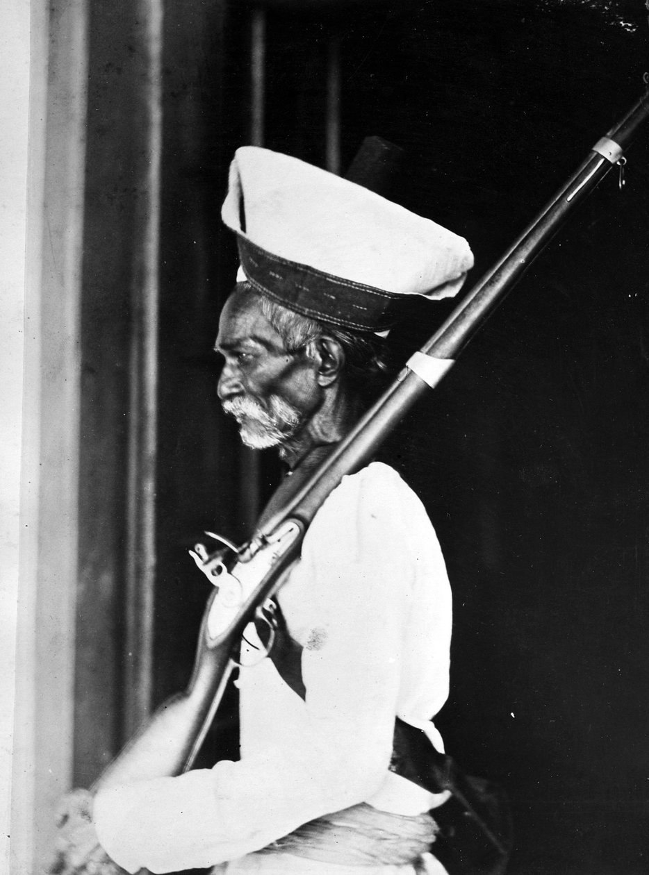 Indisk Sepoy, ca. 1870-tallet av Willoughby Wallace Hooper