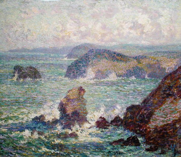 Marine, ca. 1907 (olje på lerret) av Willy Schlobach
