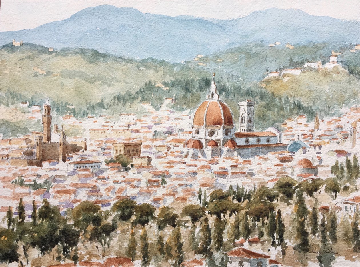 961 Fra Fiesole, forsommer av Wilson Clive