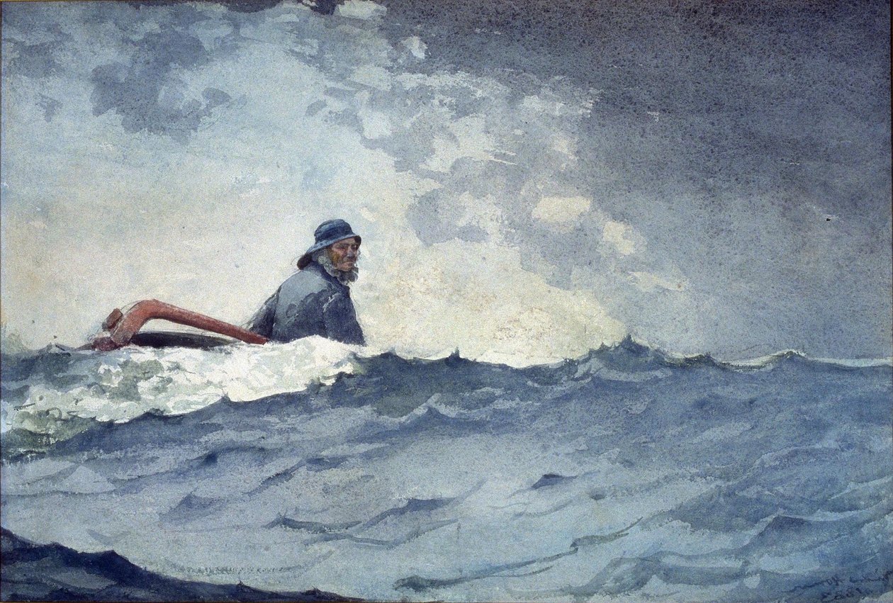 En svelning av havet av Winslow Homer