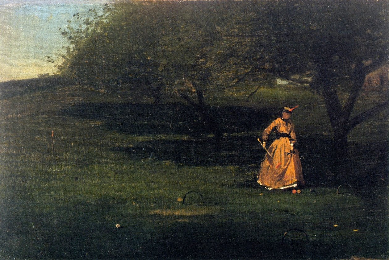 Croquet Player av Winslow Homer