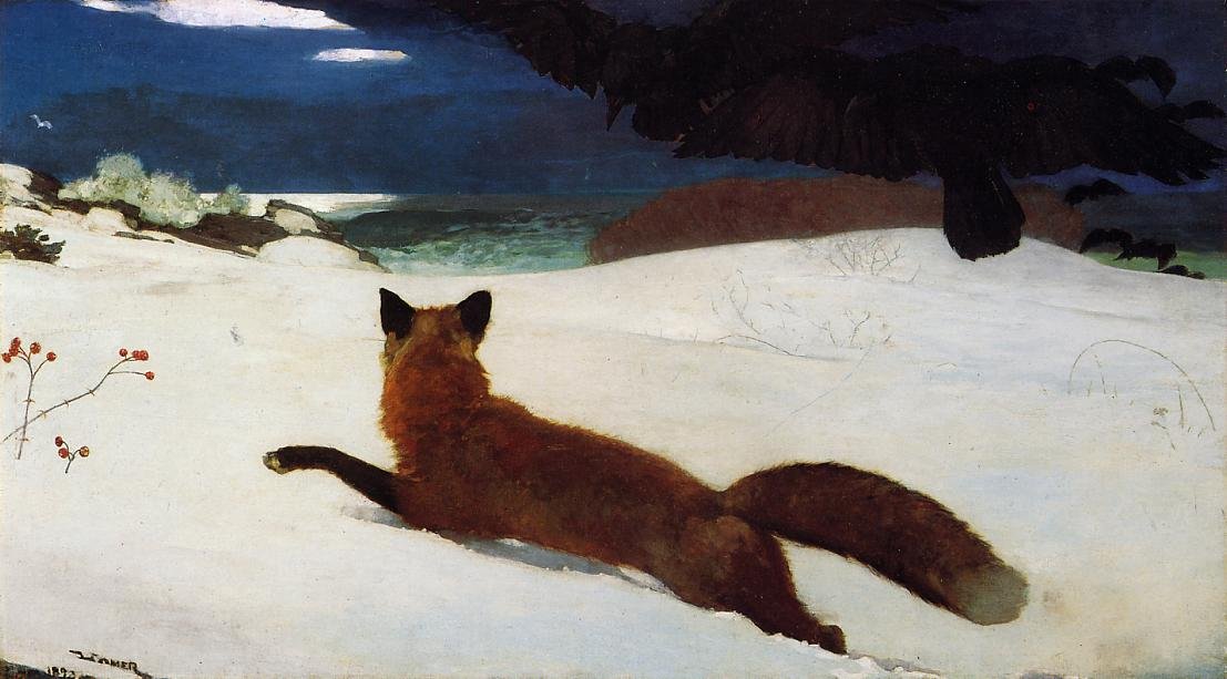 Fox Hunt av Winslow Homer