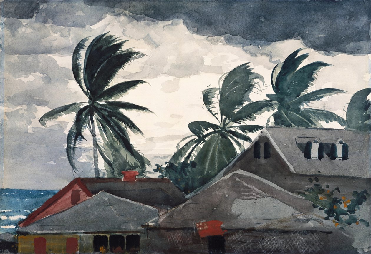 Orkan, Bahamas av Winslow Homer