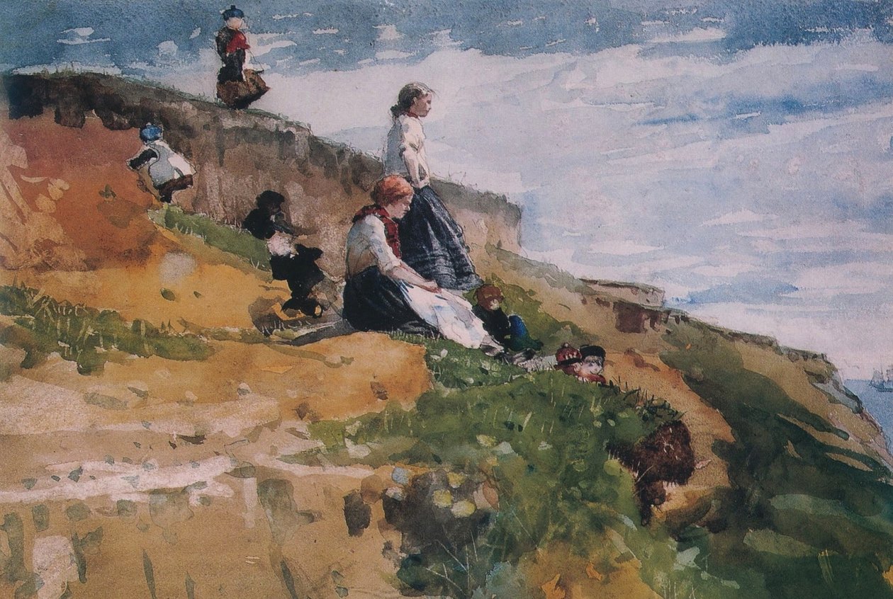 På klippen av Winslow Homer