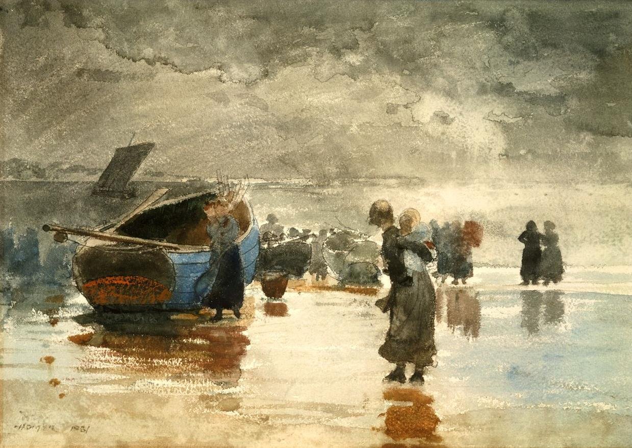 På Sands av Winslow Homer