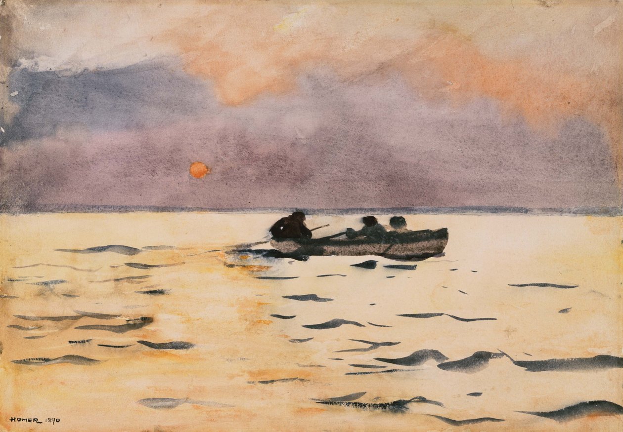 Roing Home av Winslow Homer