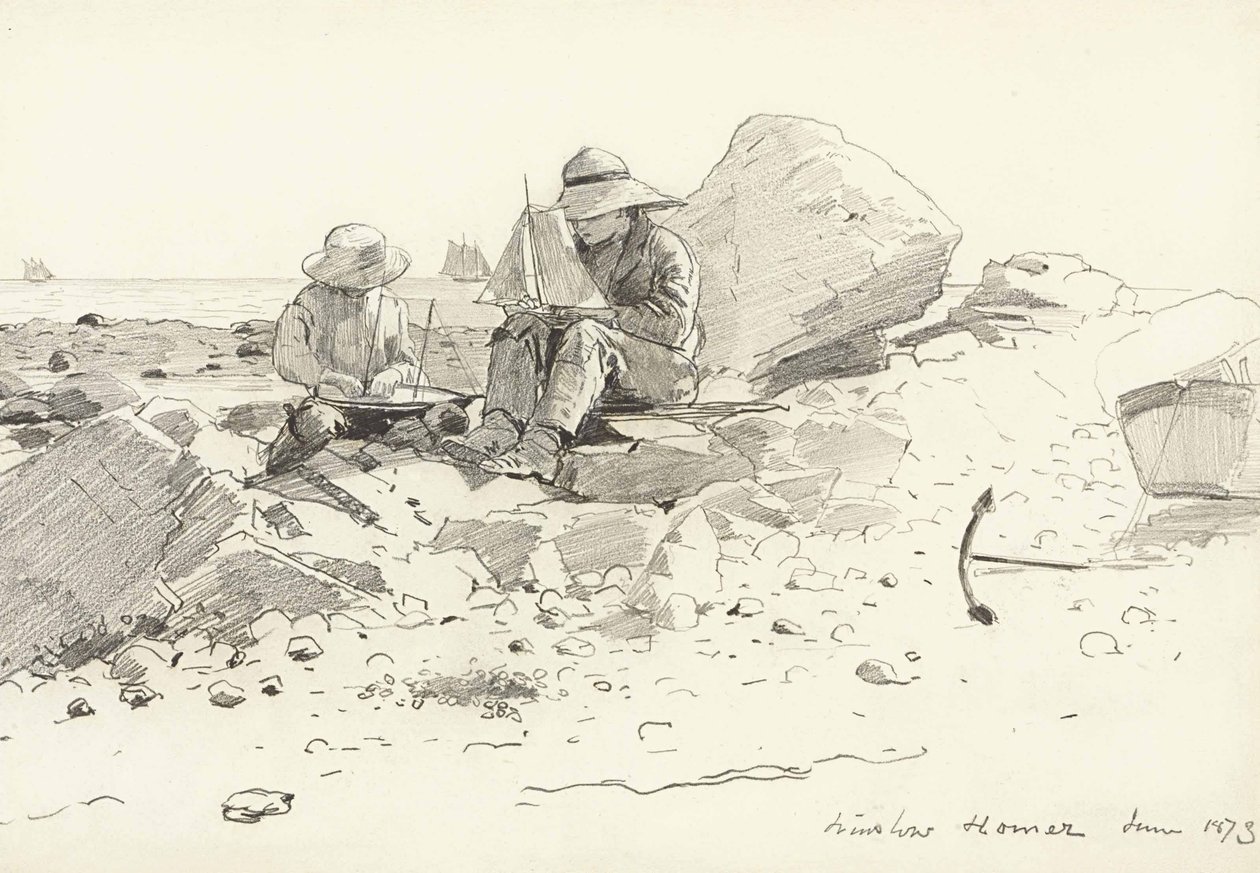 Båtbyggerne av Winslow Homer