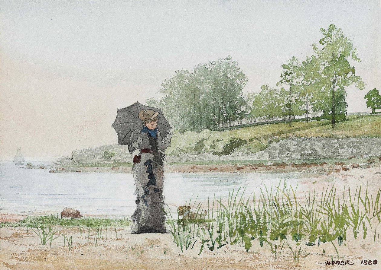 Ung kvinne av Winslow Homer