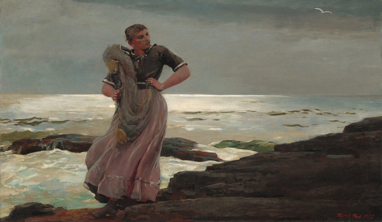 Et lys på havet av Winslow Homer