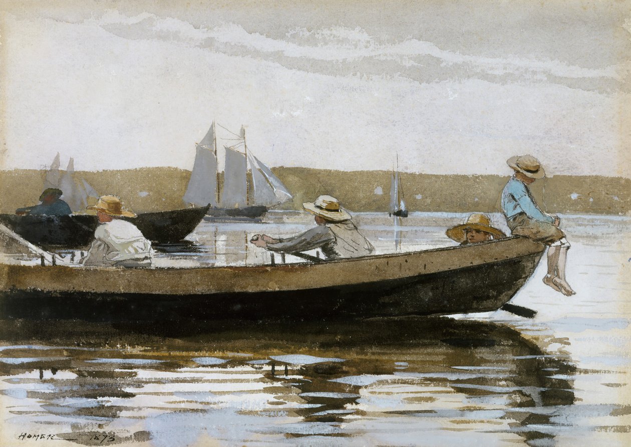 Gutter i en dory, 1873. av Winslow Homer