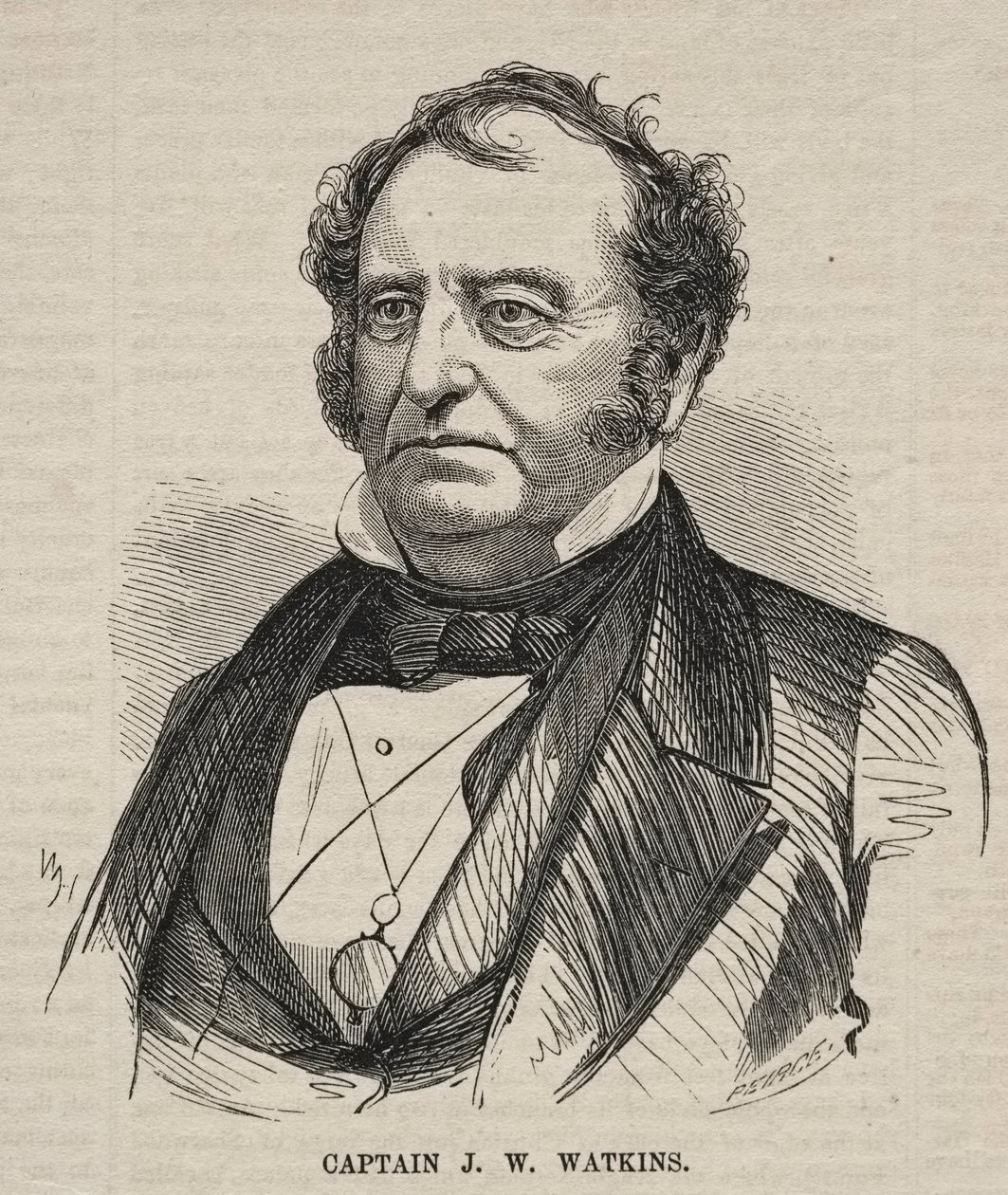 Kaptein JW Watkins, 1857. av Winslow Homer