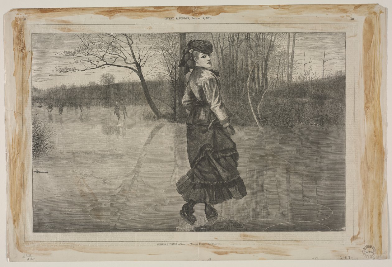 Kutte en figur, 1871. av Winslow Homer