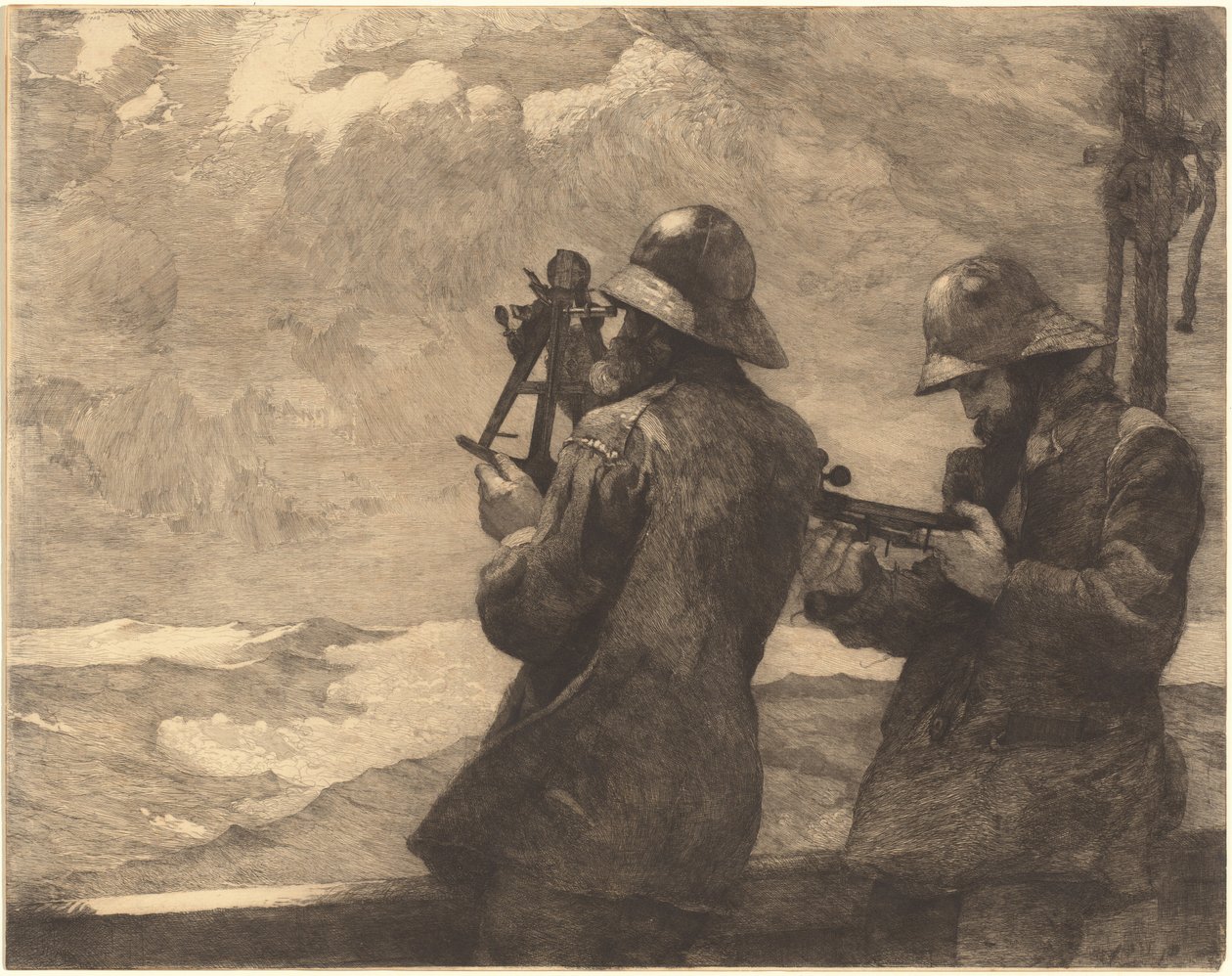Åtte klokker, 1887. av Winslow Homer