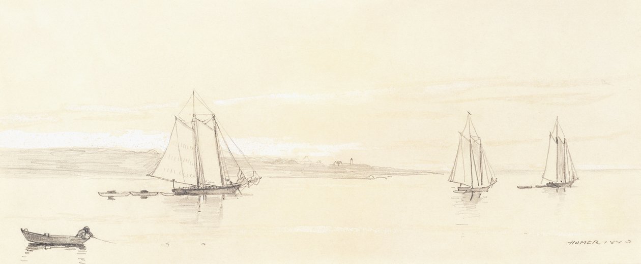 Fiskeflåten ved Gloucester av Winslow Homer