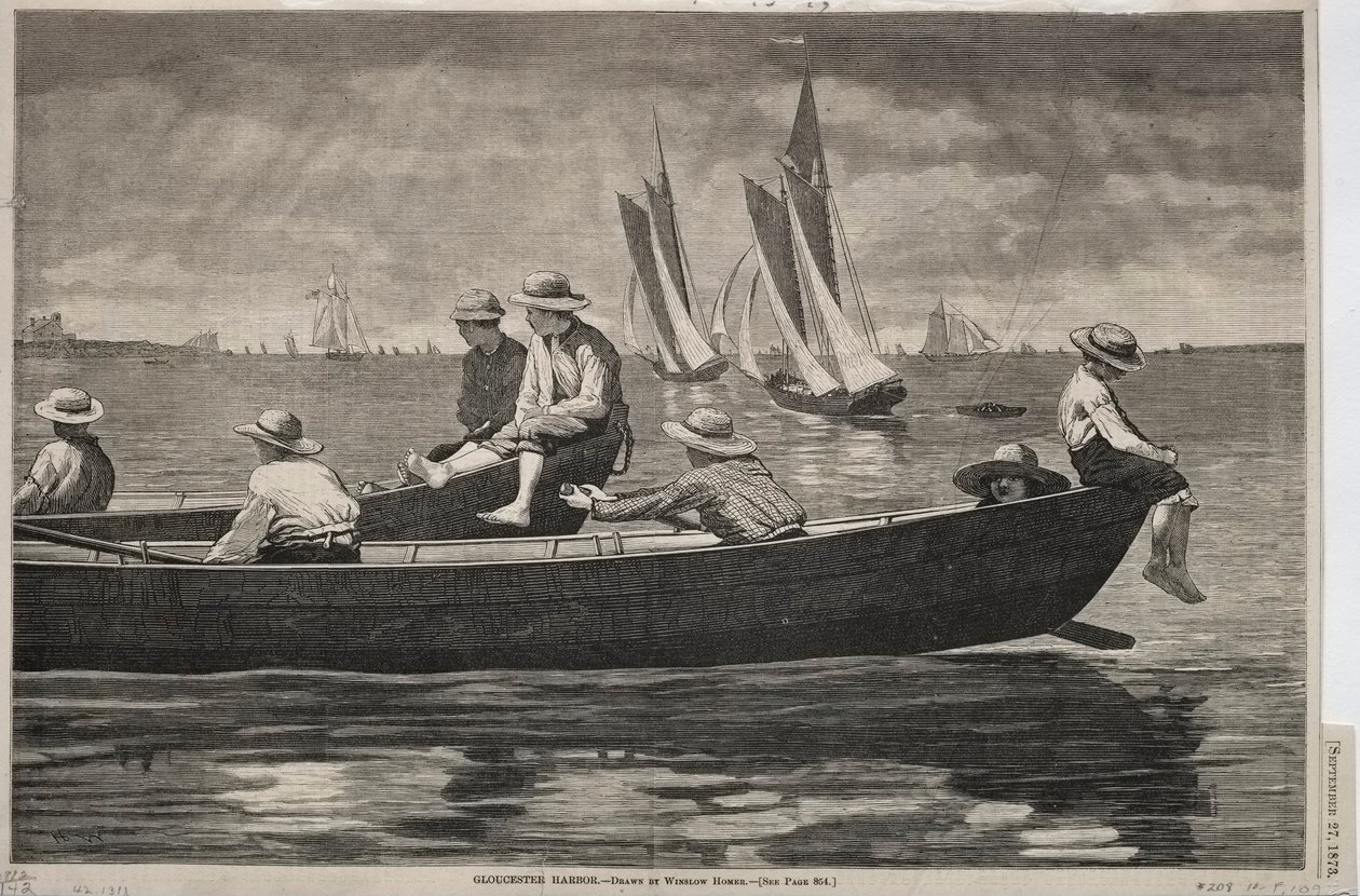 Gloucester Harbor, 1873. av Winslow Homer