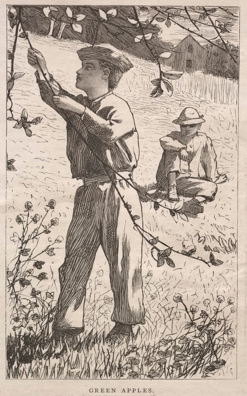 Grønne epler, 1868. av Winslow Homer