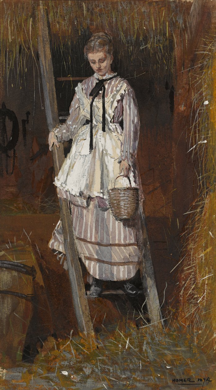 Jakt på egg, 1874 av Winslow Homer
