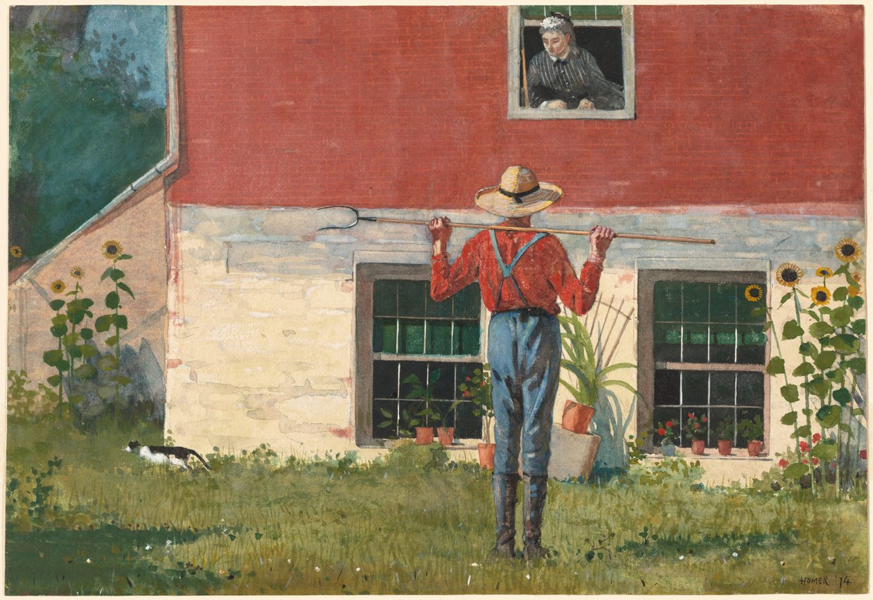 I hagen (rustikk frieri) av Winslow Homer