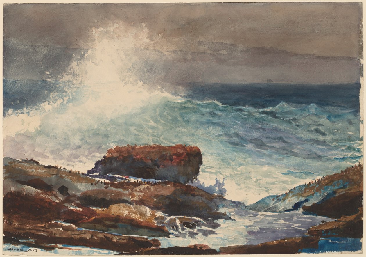 Incoming Tide, Scarborough, Maine av Winslow Homer