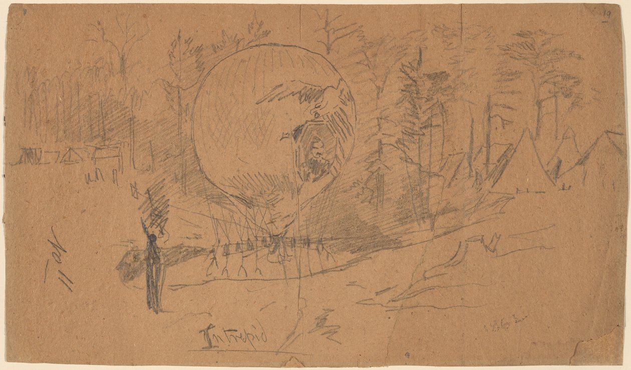 Intrepid [høyre], 1862. av Winslow Homer