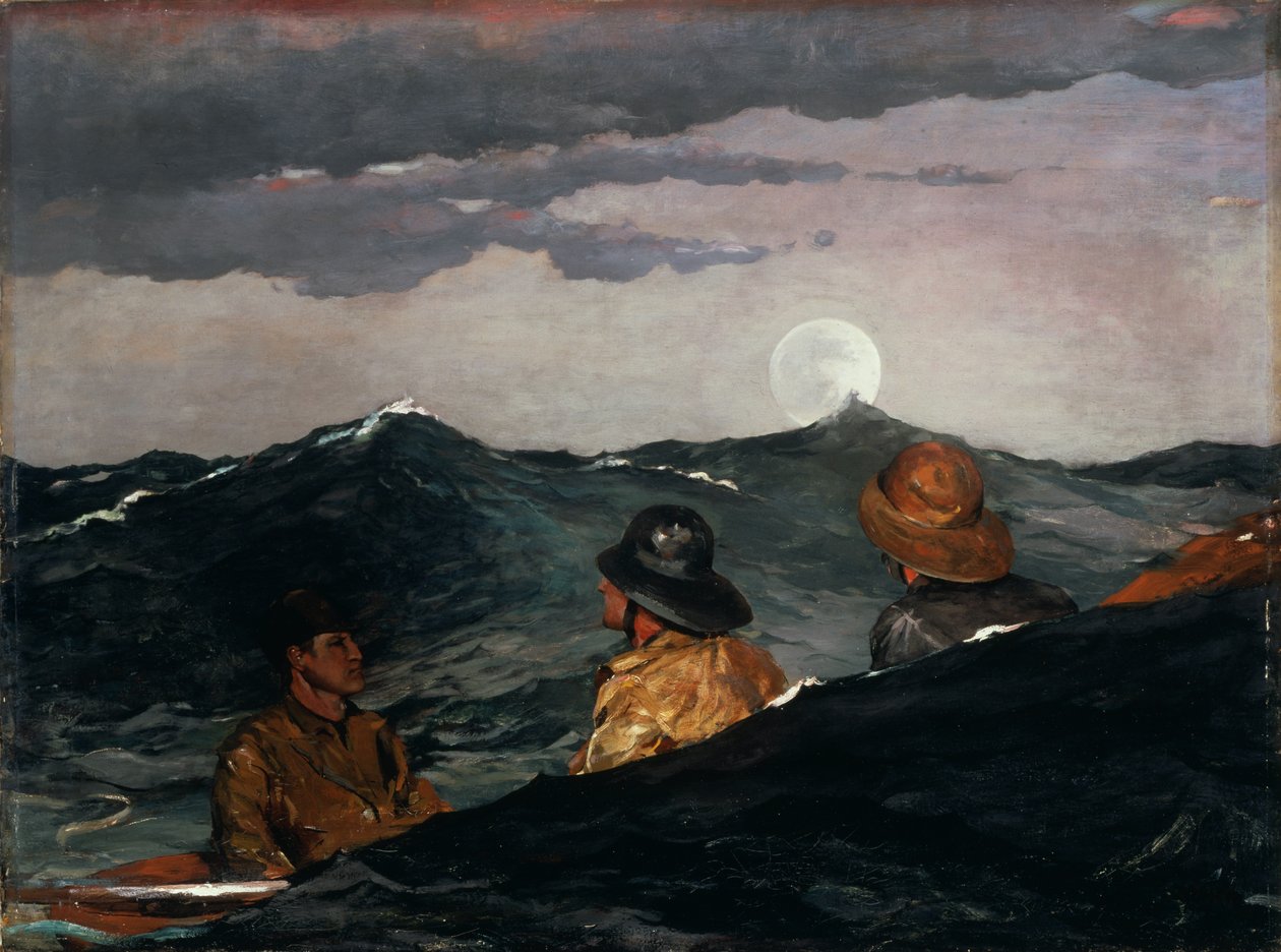 Kysser månen av Winslow Homer