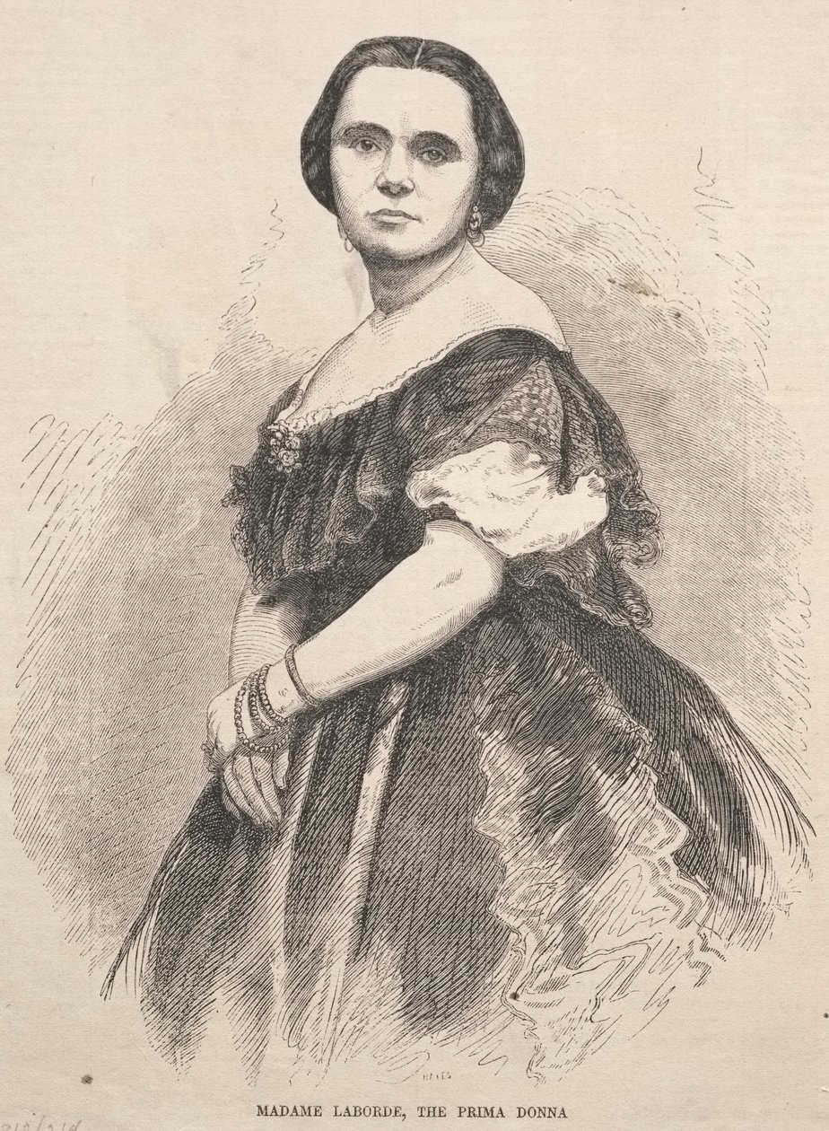 Madame Laborde, Prima Donna, 1859. av Winslow Homer