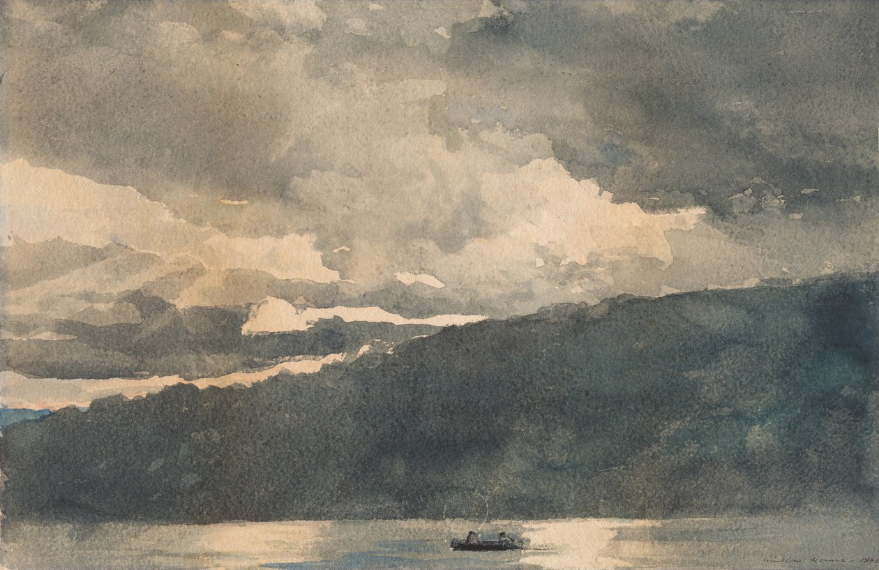 Mink Lake, Adirondacks, 1892. av Winslow Homer