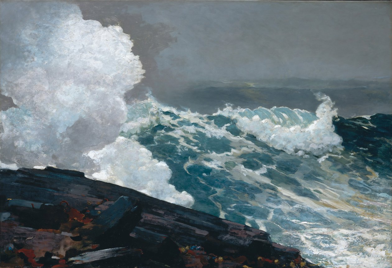 Northeaster, 1895, omarbeidet innen 1901. av Winslow Homer