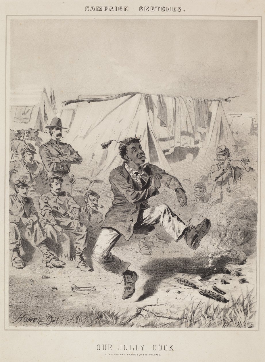 Våre Jolly Cook-kampanjeskisser. av Winslow Homer