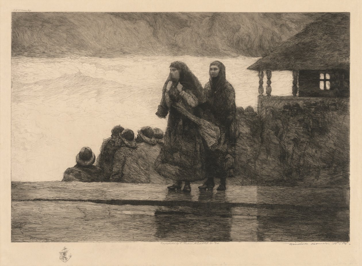 Havets farer, 1888. av Winslow Homer