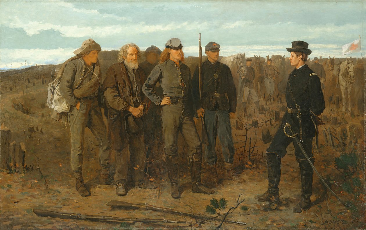 Fanger fra fronten, 1866. av Winslow Homer