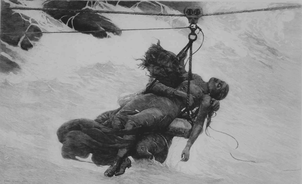 Lagret, 1889. av Winslow Homer
