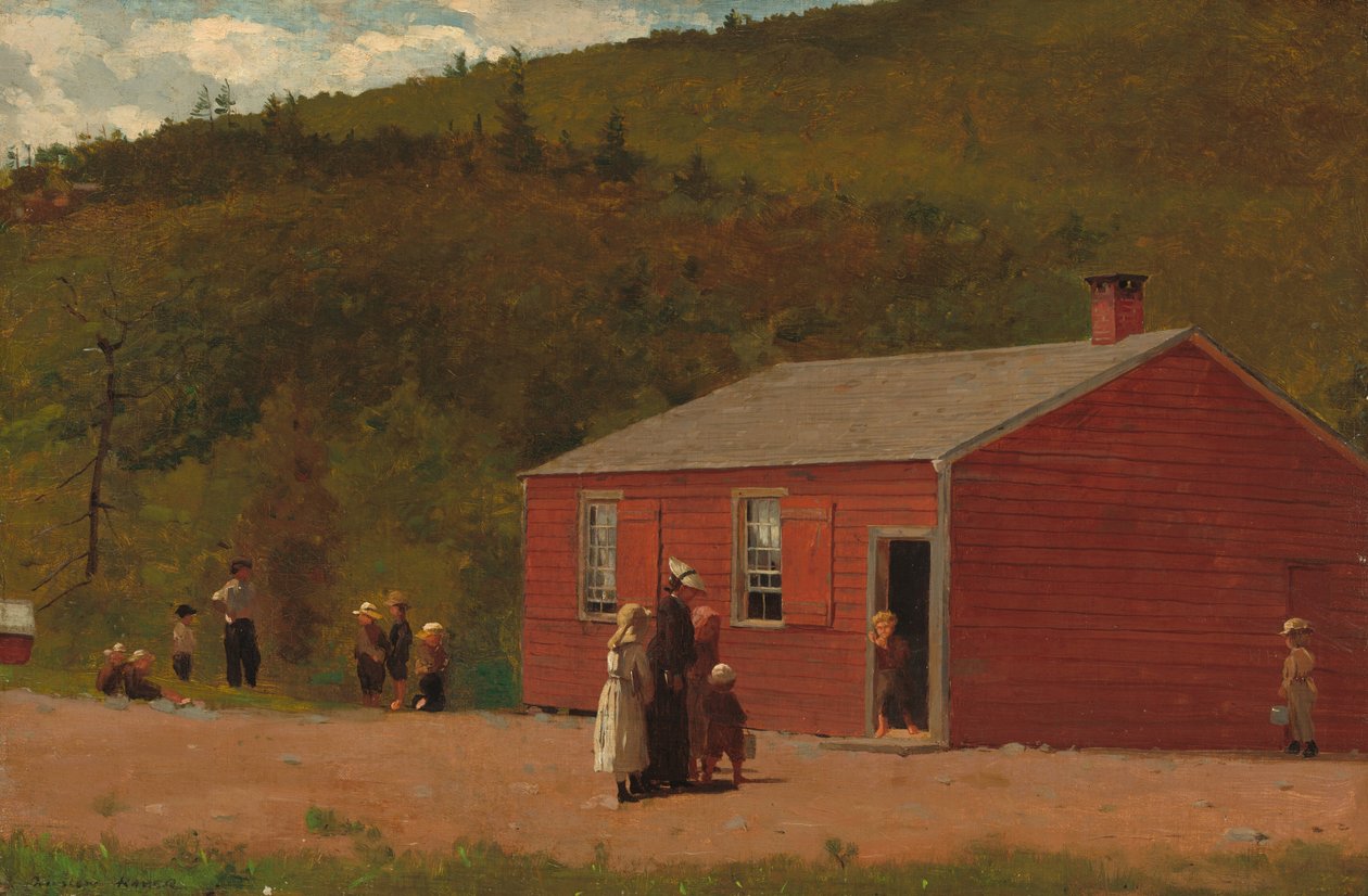 Skoletid, ca. 1874. av Winslow Homer