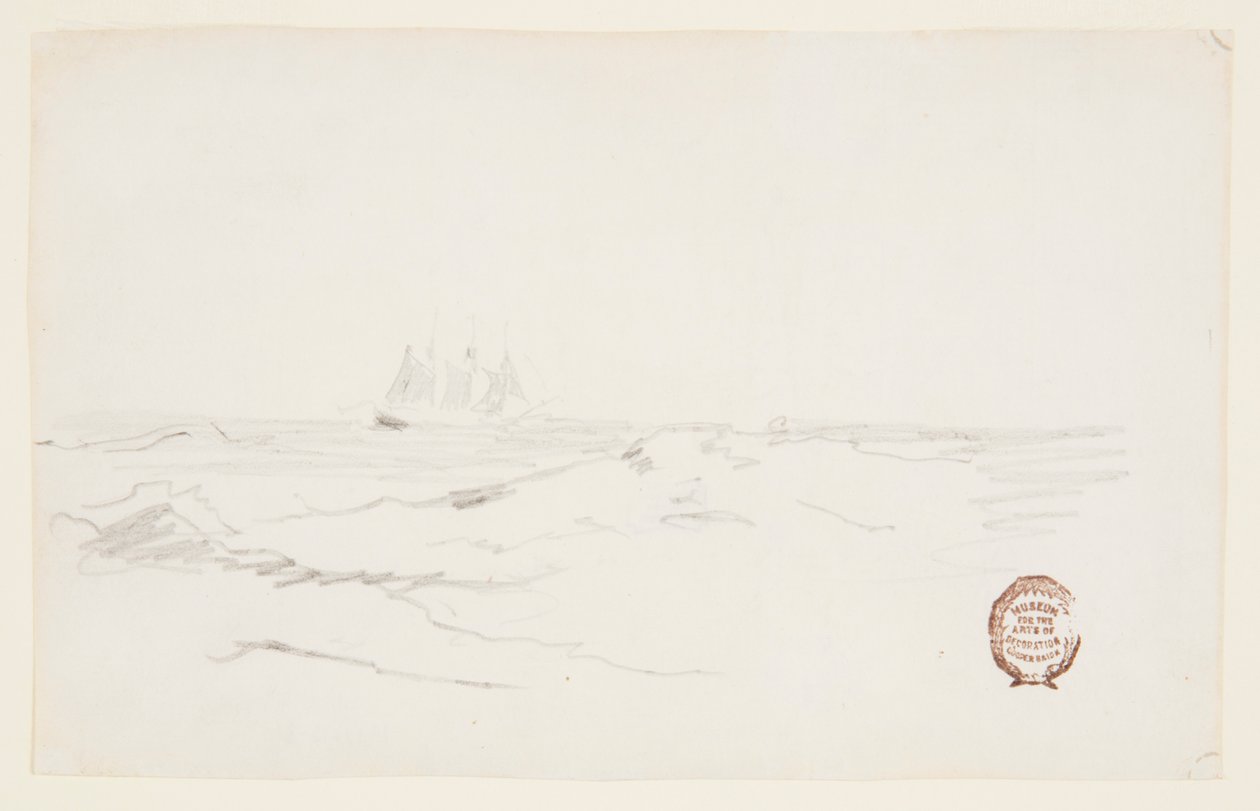 Skonnert nær en steinete kyst av Winslow Homer