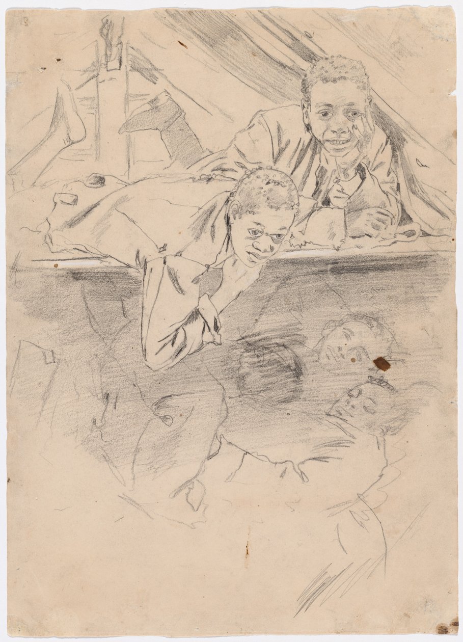 Studie for Army Boots [verso], 1865. av Winslow Homer