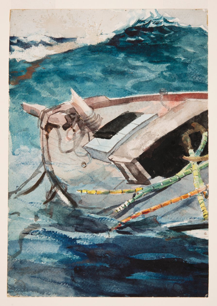 Studie for "Golfstrømmen" av Winslow Homer