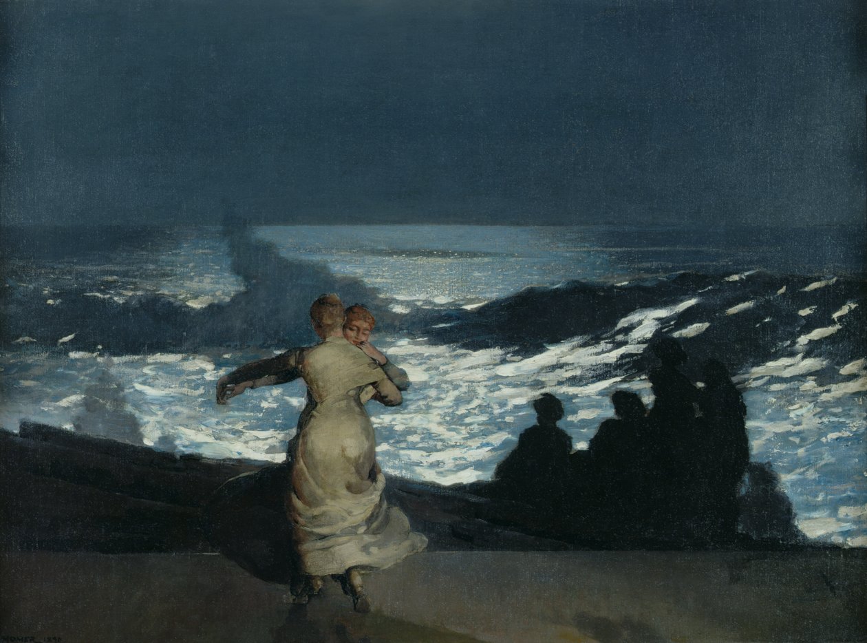 Sommernatt, 1890 av Winslow Homer