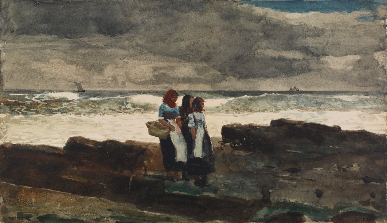 Sol og skyer, 1882. av Winslow Homer