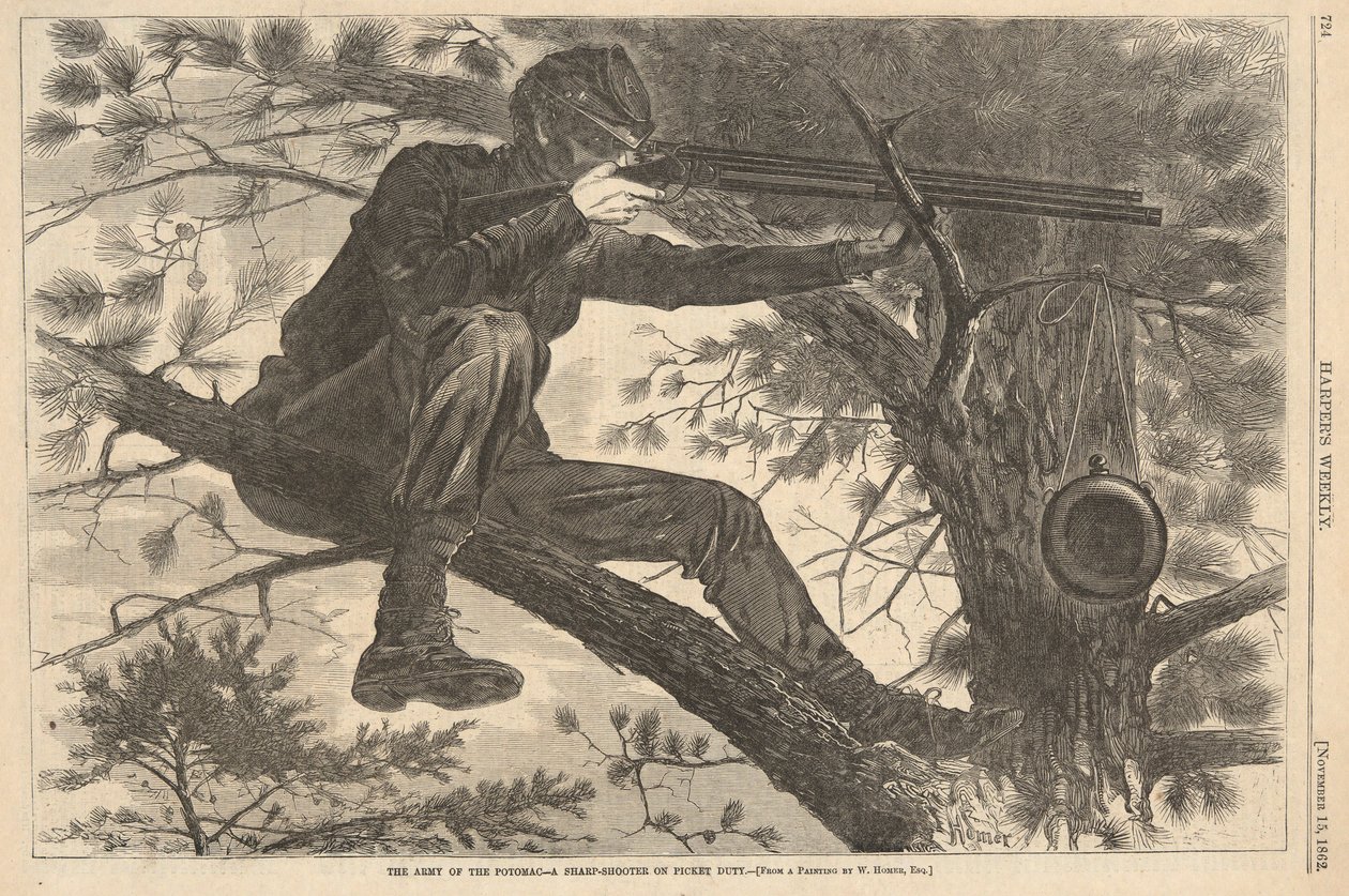 The Army of the Potomac av Winslow Homer