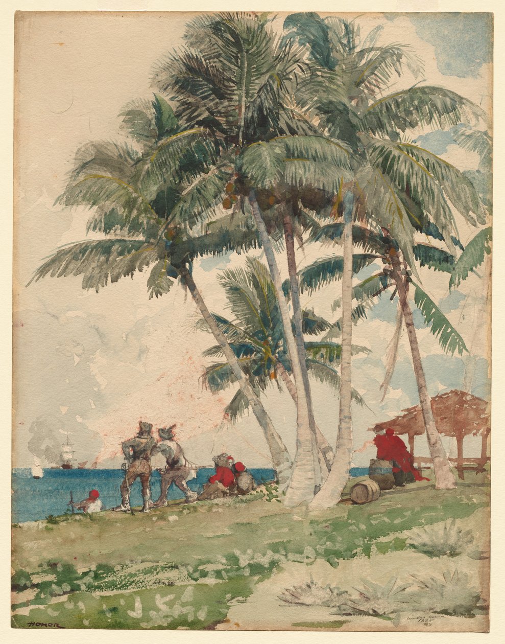The Buccaneers, 1885. av Winslow Homer