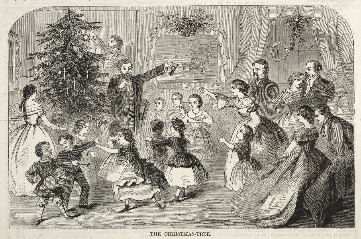 Juletreet, 1858. av Winslow Homer